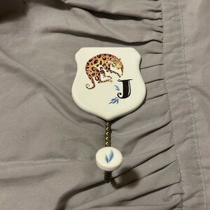 Anthropologie monogram j wall hook